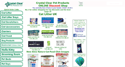 Desktop Screenshot of crystalclearpet.com